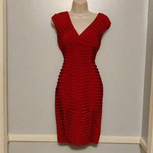 Red Adrianna Papell dress size 6